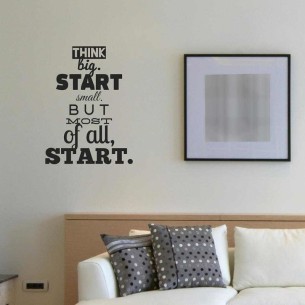 Adesivo Decorativo Think...