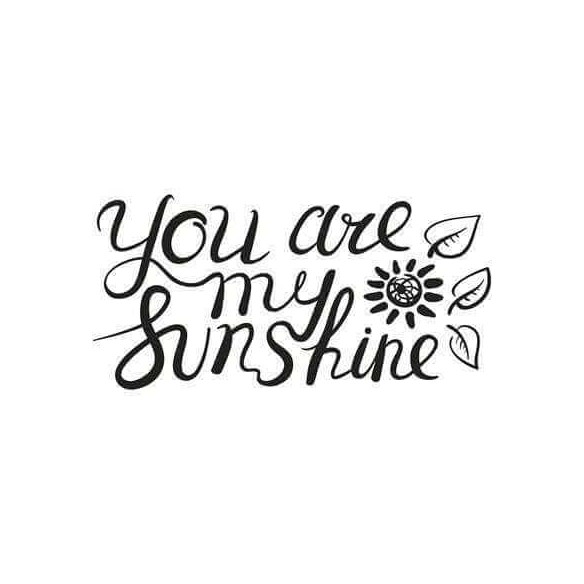 You are my sunshine - Você é meu raio de sol 