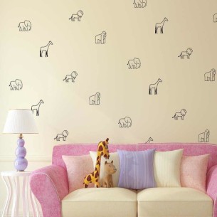 Cartela Adesivo Decorativo...