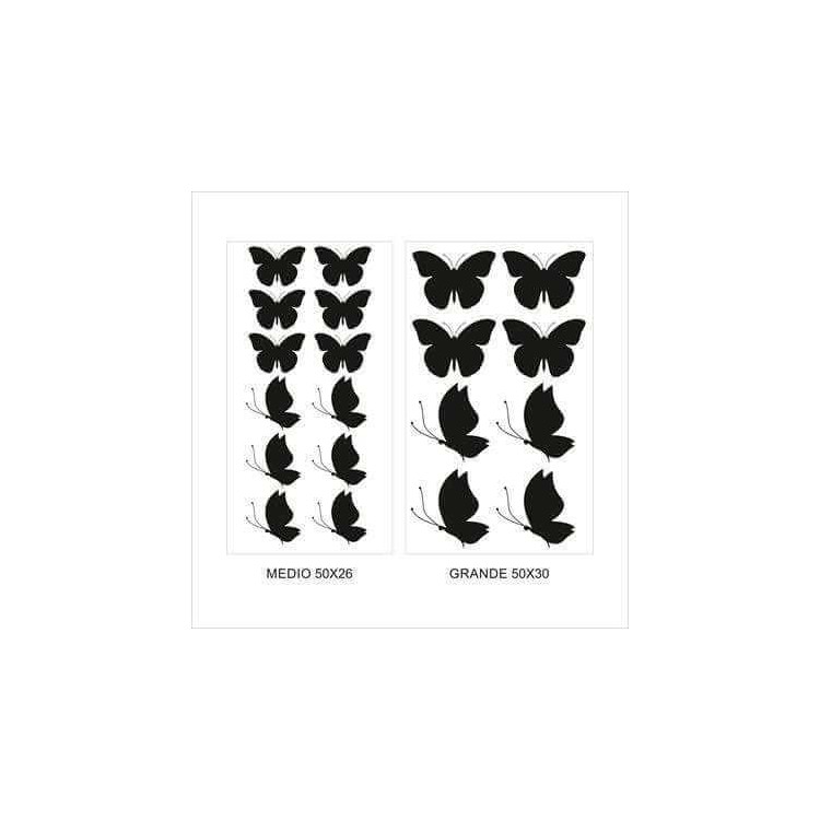 Cartela Adesivo Decorativo borboleta