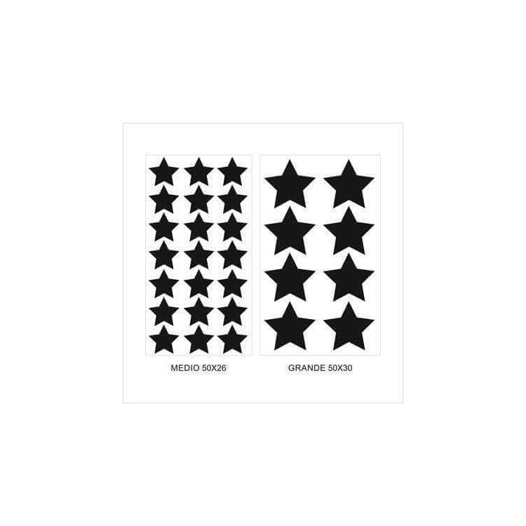 Cartela Adesivo Decorativo estrela