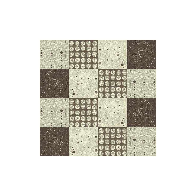 ADESIVO AZULEJO ABSTRATO BEGE E MARROM 0206