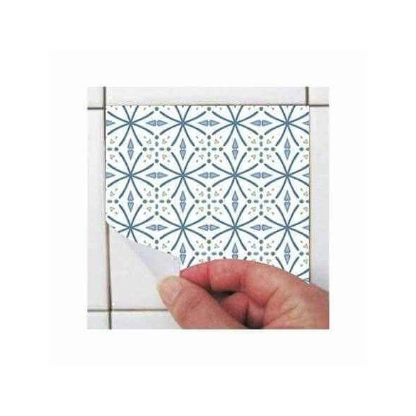 ADESIVO AZULEJO ABSTRATO VERDE 284579723