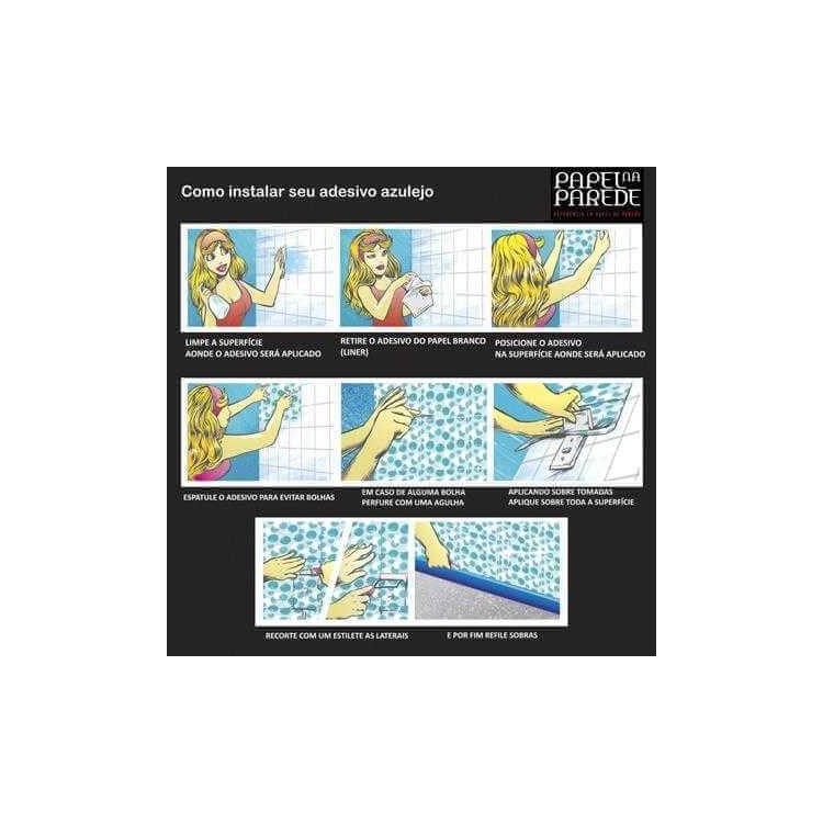 ADESIVO AZULEJO ABSTRATO VERDE 284579723