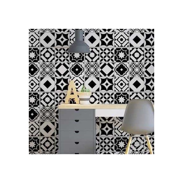 Papel de Parede Adesivo Azulejo N639