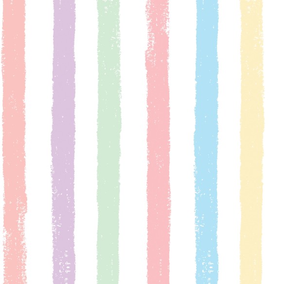 Papel de Parede Adesivo Listrado Colorido Infantil 254182