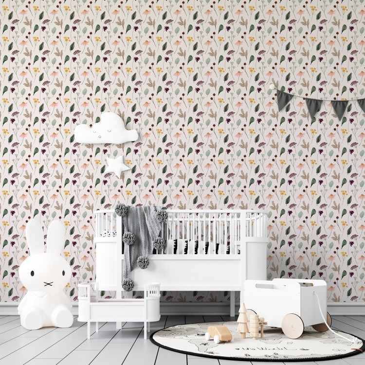 Papel de Parede Adesivo Folha Floral N02140