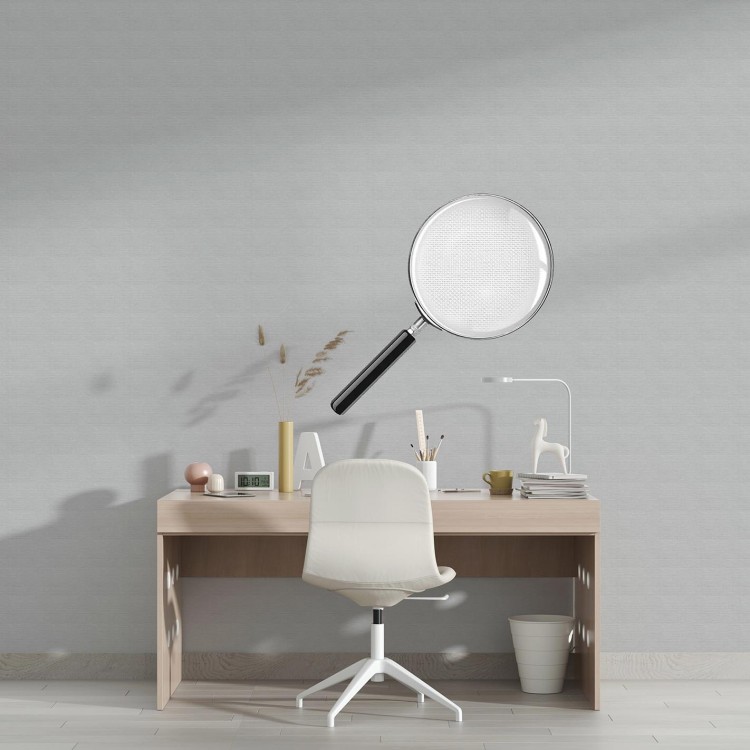 Papel de Parede Adesivo Linho Cinza N08255