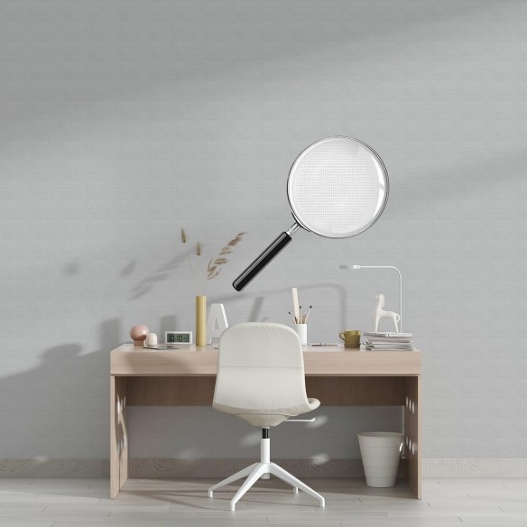 Papel de Parede Adesivo Linho Cinza N08255