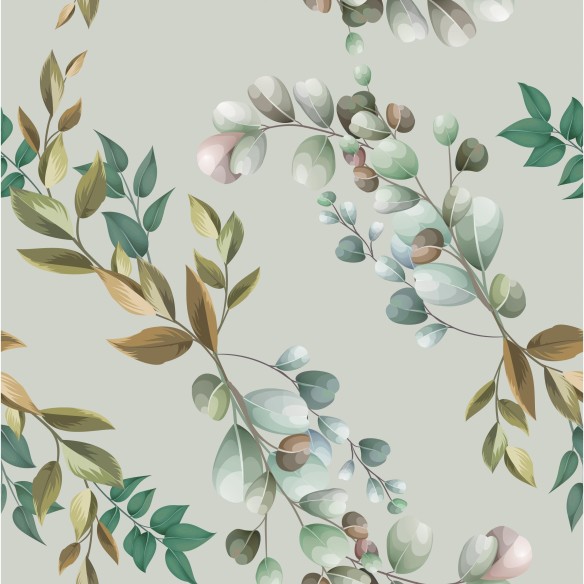 Papel de Parede Adesivo Folhas N013039