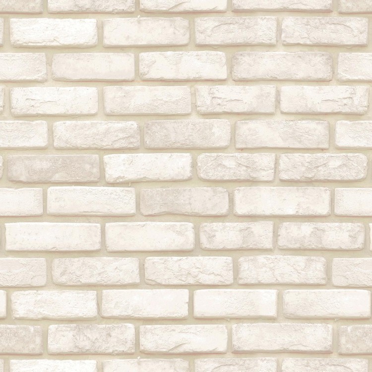 Papel de Parede Adesivo Tijolo Bege