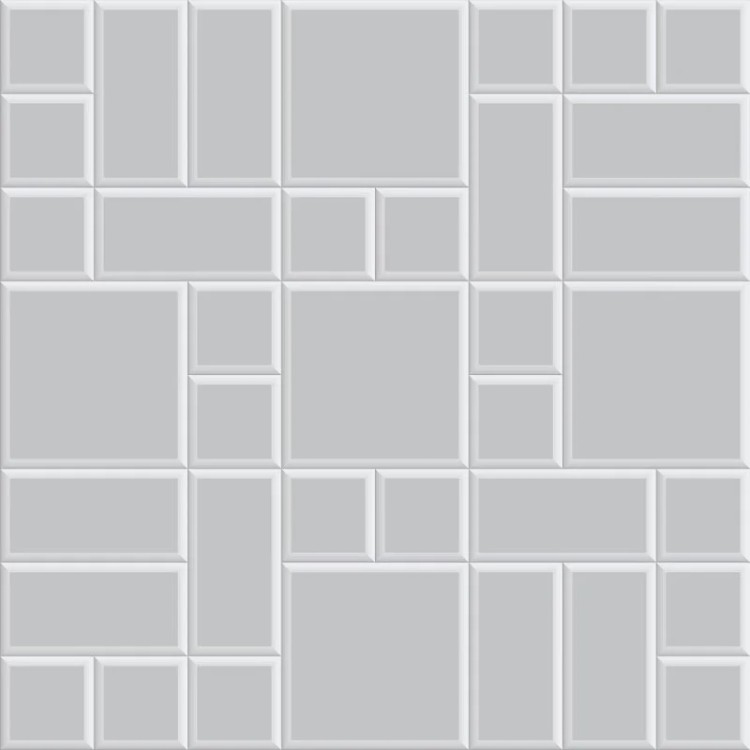 Papel de Parede Adesivo Azulejo 3D Mosaico N013001