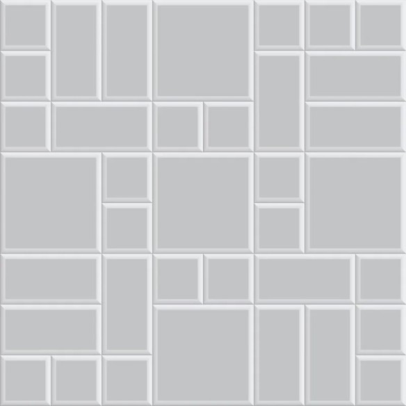 Papel de Parede Adesivo Azulejo 3D Mosaico N013001