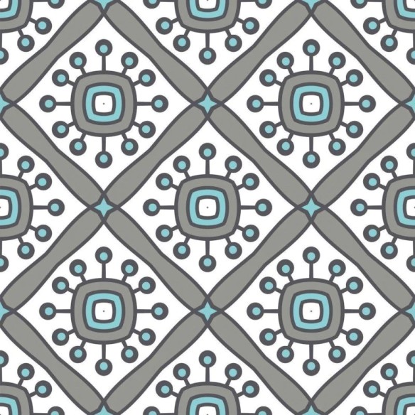 Papel de Parede Adesivo Azulejo Abstrato N018040