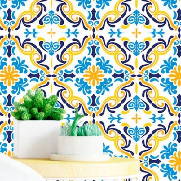 Papel de Parede Adesivo Azulejo Portugues N016063
