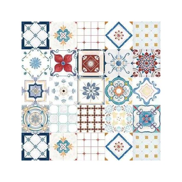 Papel de Parede Adesivo Azulejo Português N3463