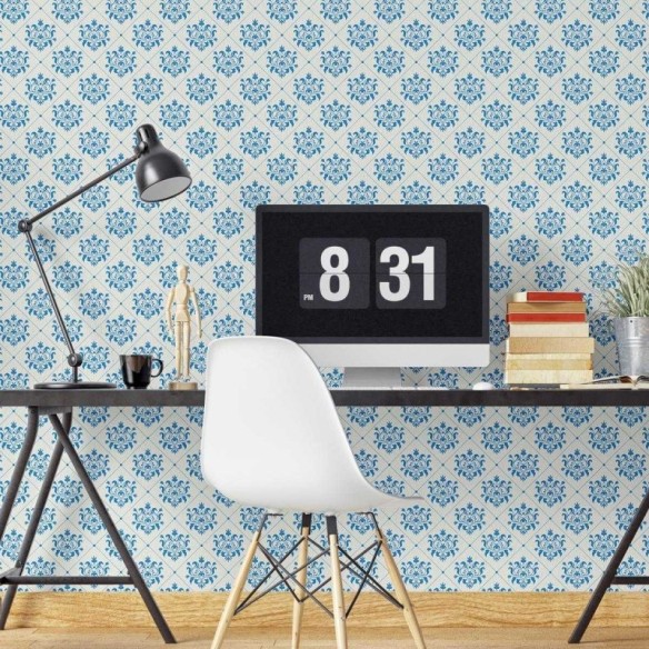 Papel de Parede Adesivo Azulejo Português Vintage N04210