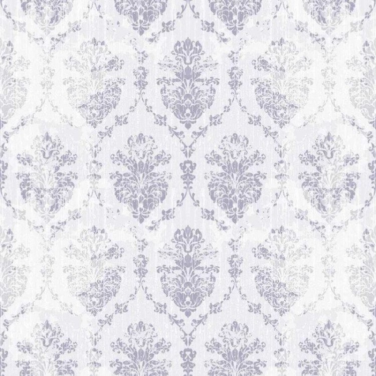 Papel de Parede Adesivo Arabesco Clássico Azul...