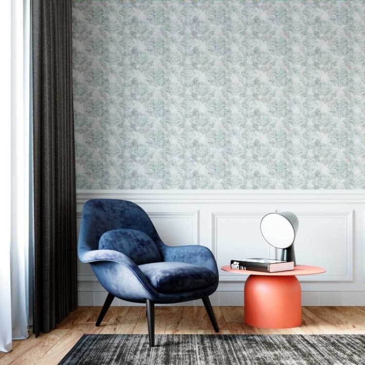 Papel de Parede Adesivo Arabesco Esfumaçado N09099