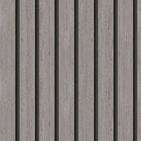 Papel de Parede Adesivo Madeira Ripado Cinza R017