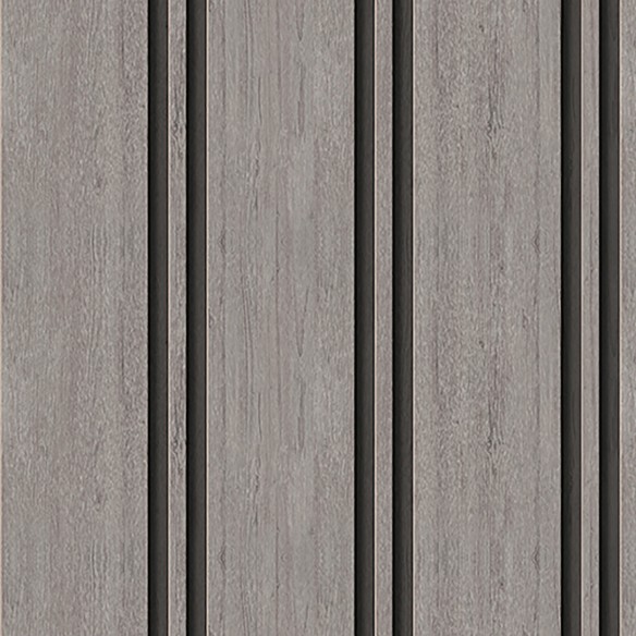 Papel de Parede Adesivo Madeira Ripado Cinza R018