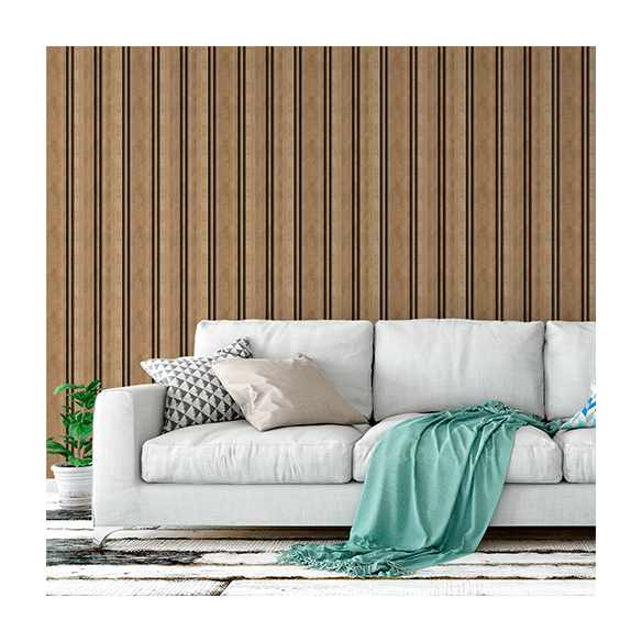 Papel de Parede Adesivo Madeira Ripado R024