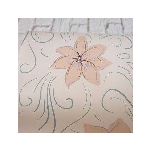 Papel de Parede Adesivo Arabesco Floral  191447462