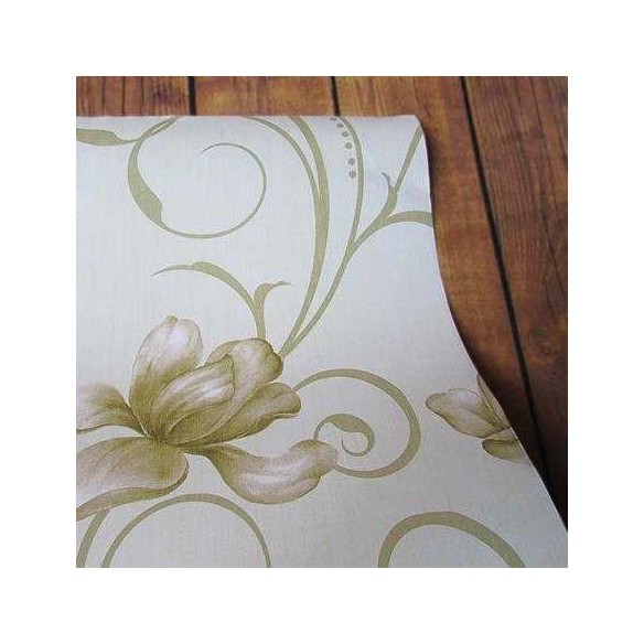 Papel de Parede Adesivo Arabesco Floral 162666428