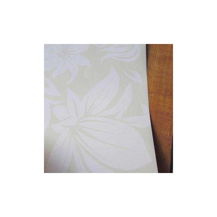 Papel de Parede Adesivo Arabesco Floral Bege...