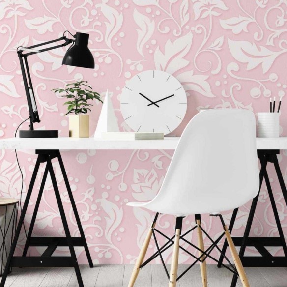 Papel de Parede Adesivo Arabesco Folha N02019