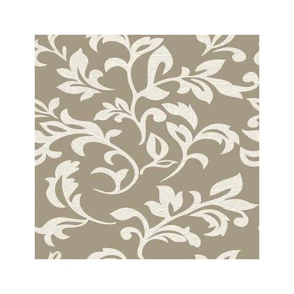 Papel de Parede Adesivo Arabesco Folhas 274920830
