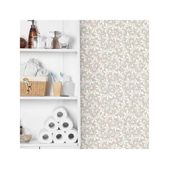 Papel de Parede Adesivo Arabesco Folhas 318702956
