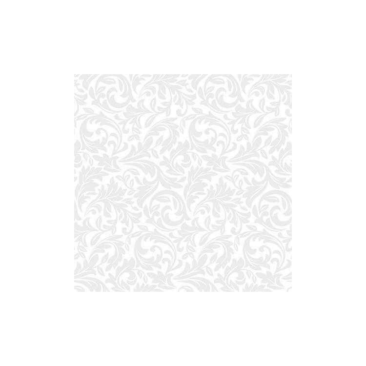 Papel de Parede Adesivo Arabesco Folhas Cinza...