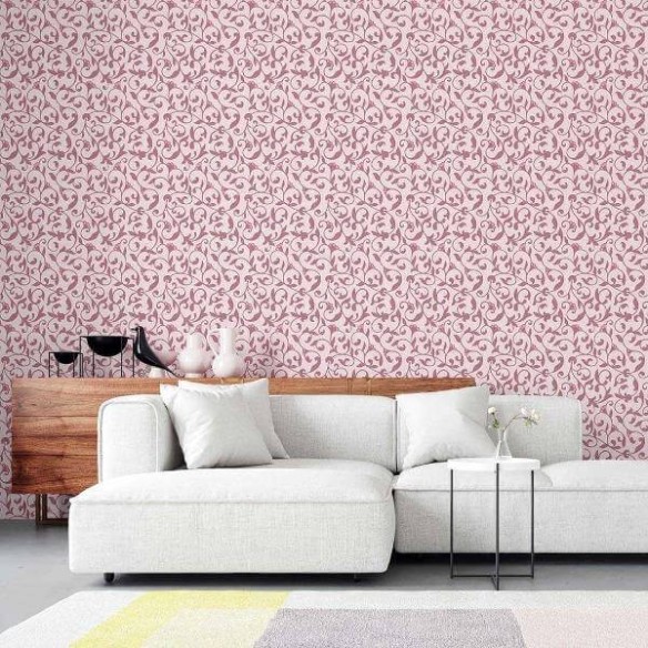 Papel de Parede Adesivo Arabesco N02110