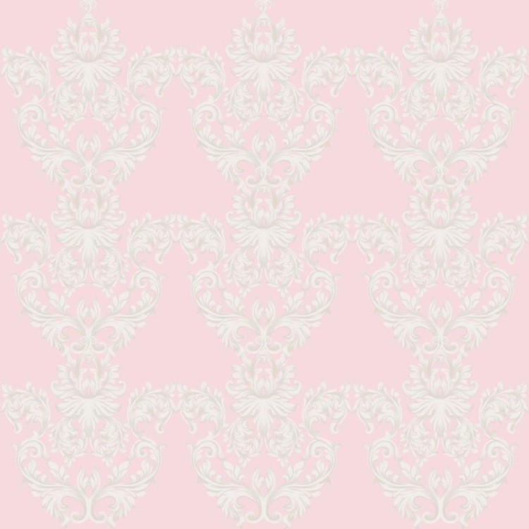 Papel de Parede Adesivo Arabesco rosa N08178