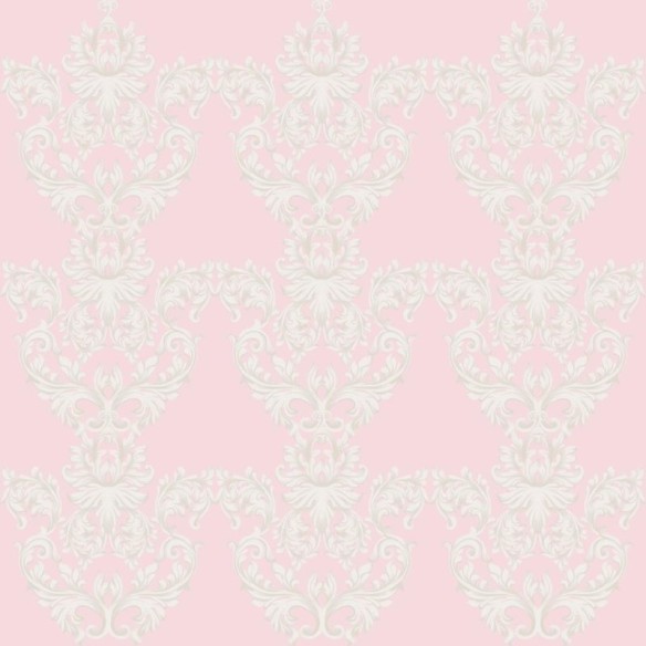 Papel de Parede Adesivo Arabesco rosa N08178