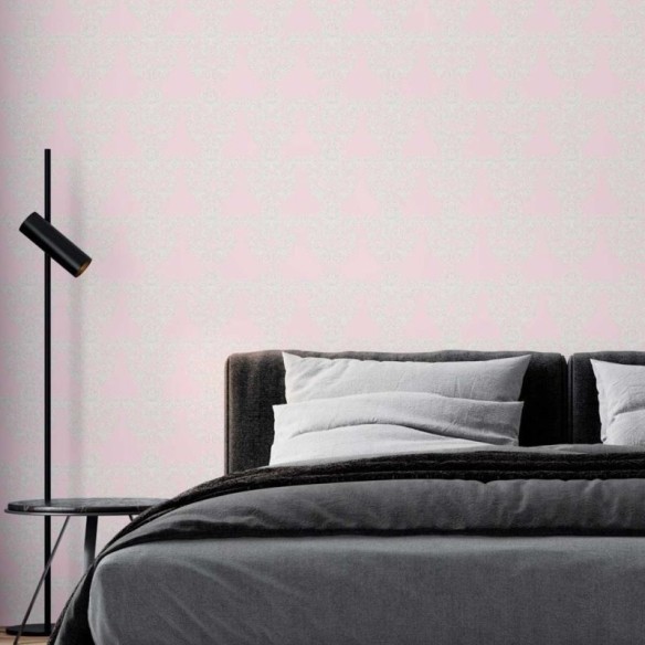 Papel de Parede Adesivo Arabesco rosa N08178