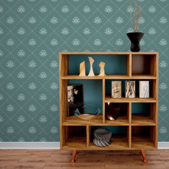Papel de Parede Adesivo Arabescos Baroque N013287