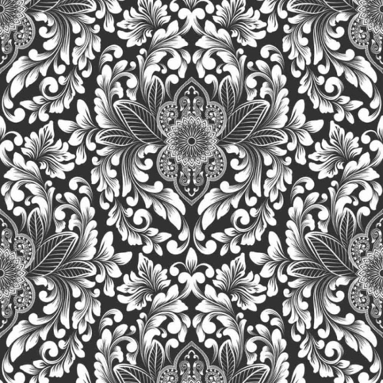 Papel de Parede Adesivo Arabescos Classico N015035