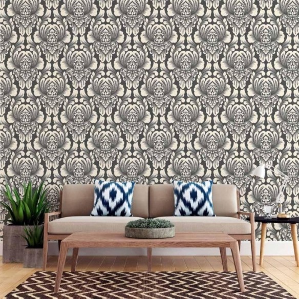 Papel de Parede Adesivo Arabescos Classico N015194