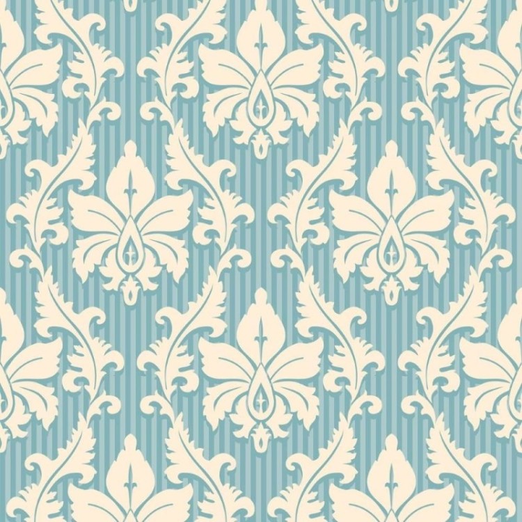 Papel de Parede Adesivo Arabescos Floral N011005