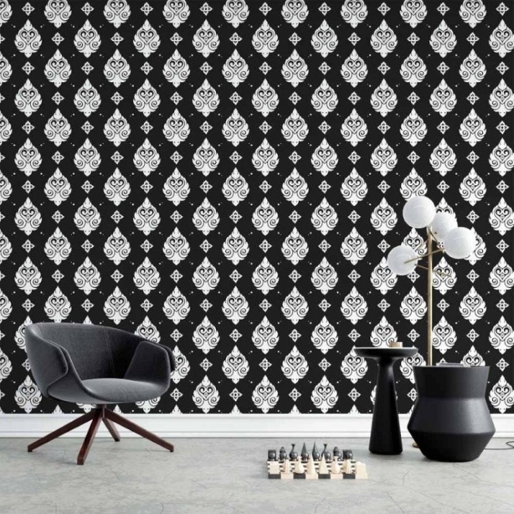 Papel de Parede Adesivo Arabescos N015036