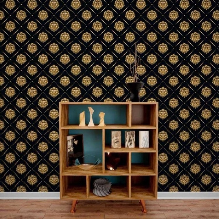 Papel de Parede Adesivo Arabescos Victorian...