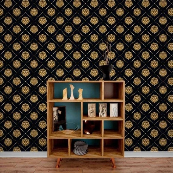 Papel de Parede Adesivo Arabescos Victorian Baroque N013283