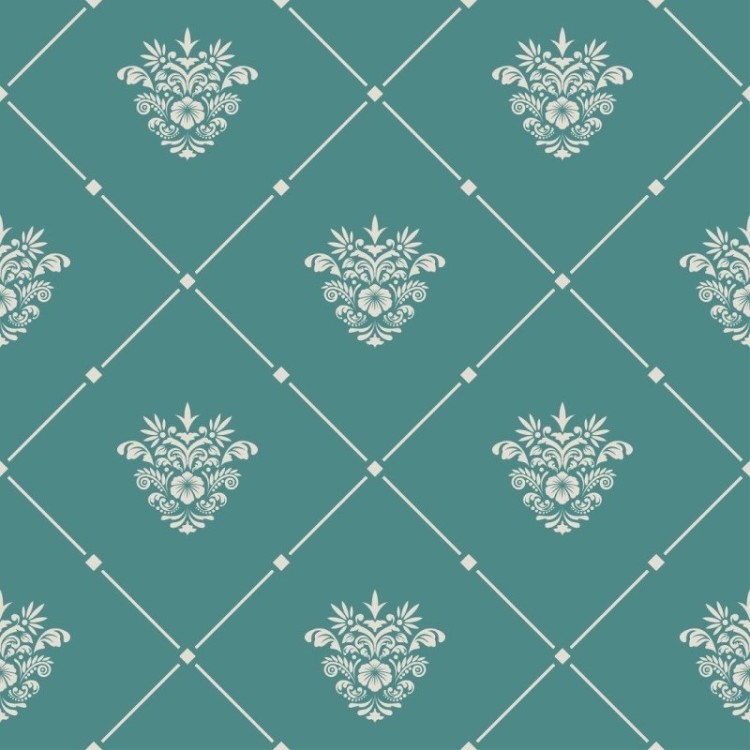 Papel de Parede Adesivo Arabescos Victorian...