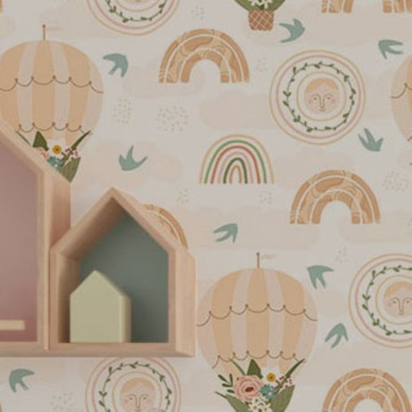 Papel de Parede Adesivo Arco Íris N019014
