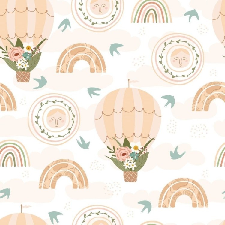 Papel de Parede Adesivo Arco Íris N019014