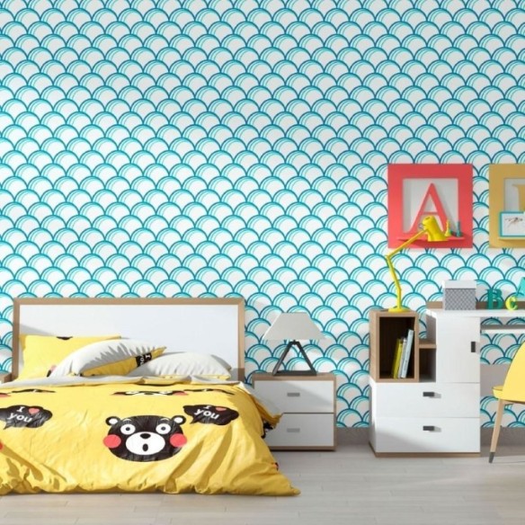 Papel de Parede Adesivo Arcos Sereia N012099