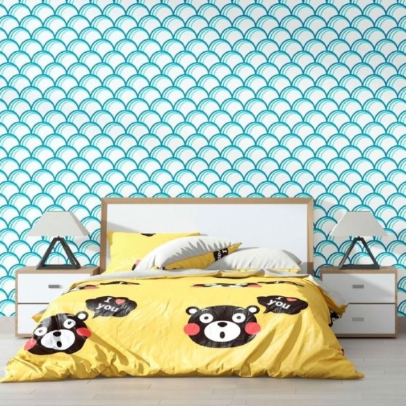 Papel de Parede Adesivo Arcos Sereia N012099