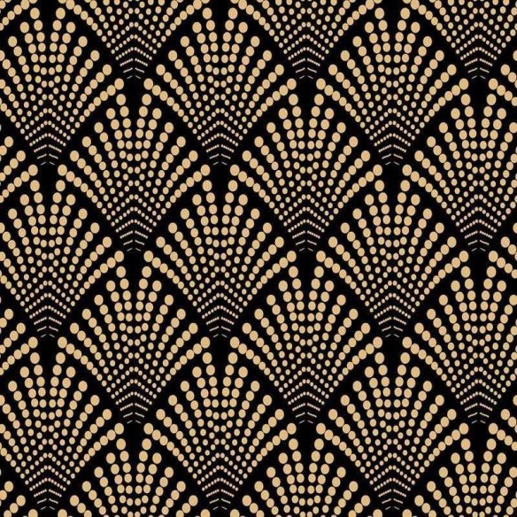 Papel de Parede Adesivo Artístico Bolinhas Douradas N05223